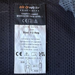 Airowear Junior Outlyne Y3 Reg Body Protector 2018 #1