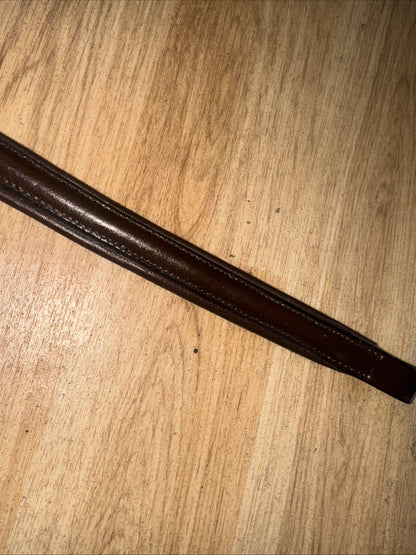 Brown Padded Browband - 16.5” #778