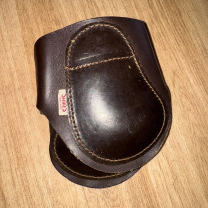 Shires Brown Leather Fetlock Boots - Size Full