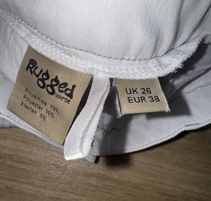 Rugged White Silicone Grip Breeches 26” - COMPETITION RRP £79.99