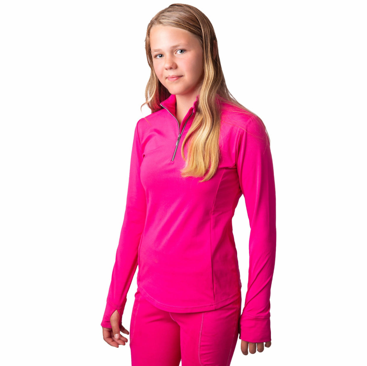 GALLOP Long Sleeve Zipped Neck Base Layer