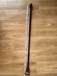 Laced Plaited Leather Mactack Whip - Free Postage