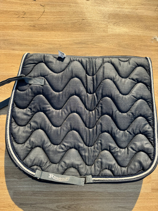 Rhinegold Charcoal Denim Saddle Pad - Full Size