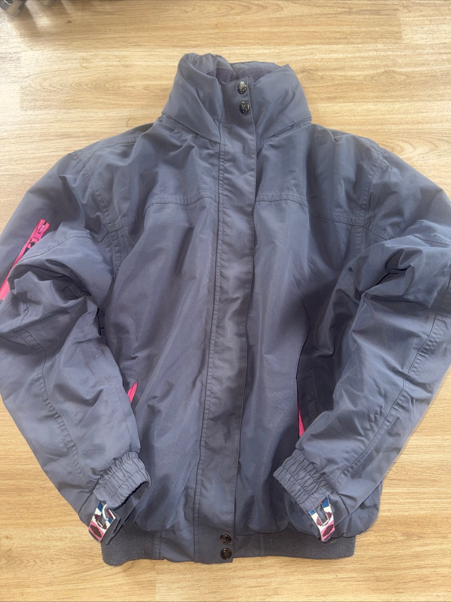 Rydale Grey Ladies Size Small Blouson Jacket | Second Hand Horse Rider Gear