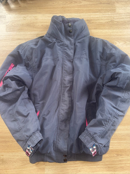 Rydale Grey Ladies Size Small Blouson Jacket | Second Hand Horse Rider Gear