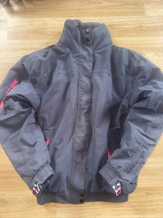 Rydale Grey Ladies Size Small Blouson Jacket | Second Hand Horse Rider Gear