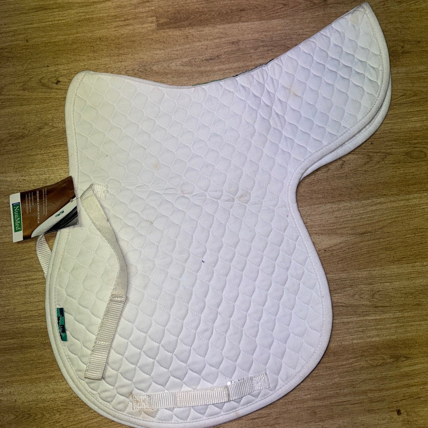 Griffin Nuumed White Size Small Numnah - New RRP £32.50