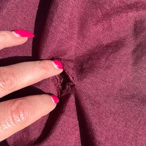 Burgandy 6’6 Stable Sheet  - Travel Rug