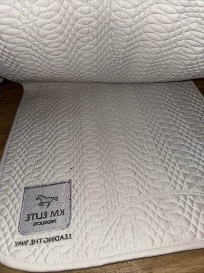 Km Elite Dressage Square Saddle Pad | Size Full | Sponsored Pad