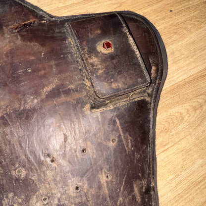 Albion Brown Leather Slip On Girth Stud Guard