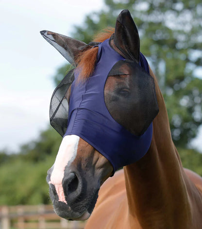 Premier Equine Comfort Tech Lycra Fly Mask .