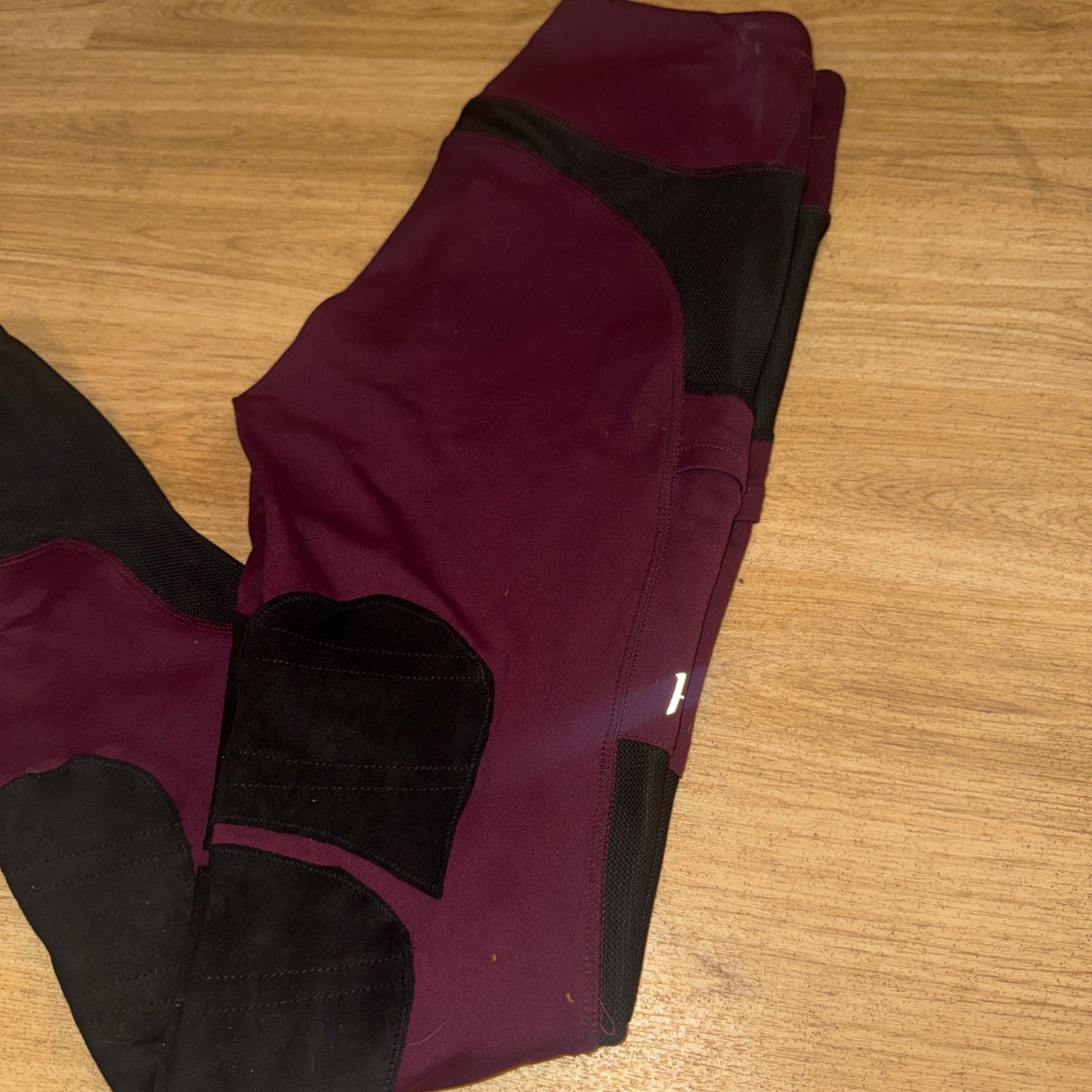Horseware Burgandy Plum Ladies Size Medium Riding Tights