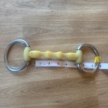 Genuine Happymouth Mullen Snaffle 5” Straight Bar  | Horse Pony Tack