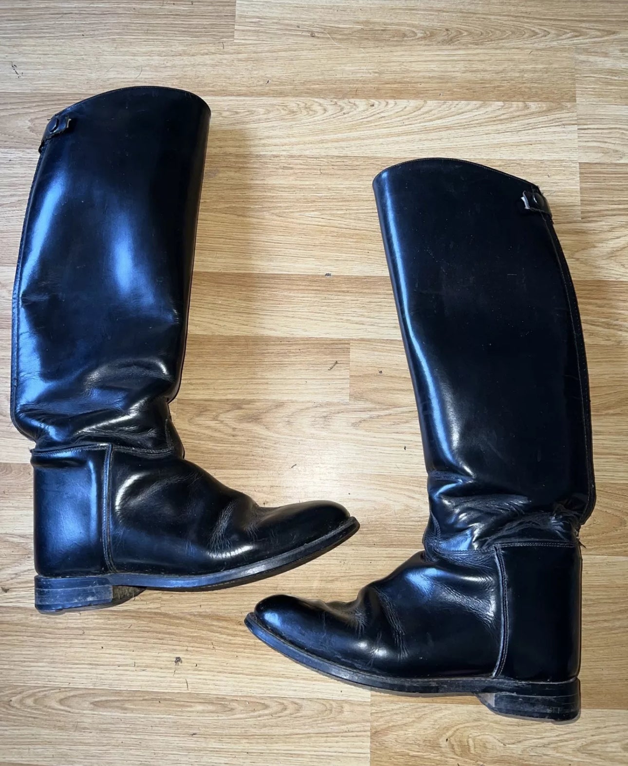 Regent Long Leather Riding Boots - 7 - Hunting Dressage