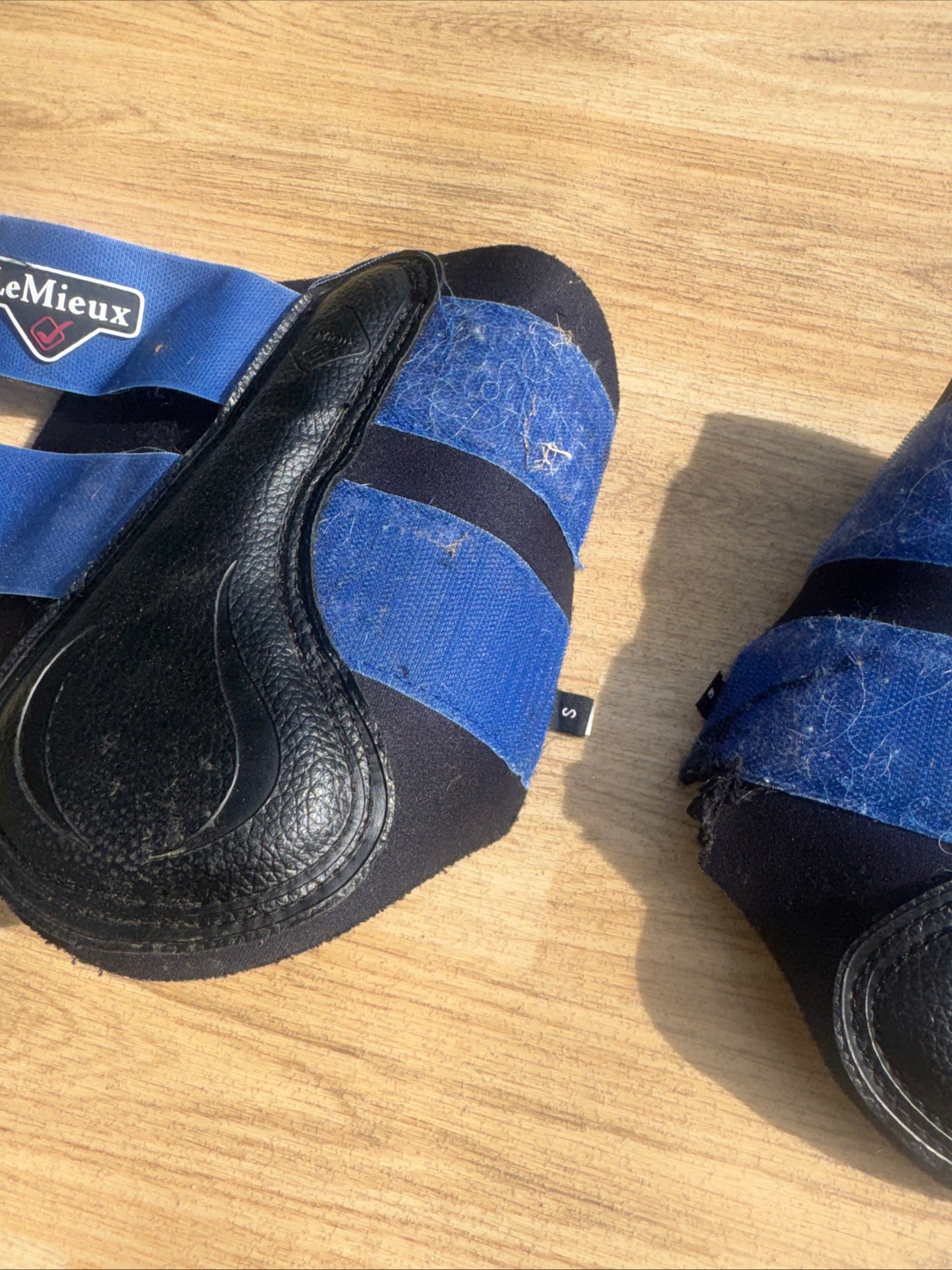 Lemieux Benneton Blue Size Small Brushing Boots X 4 Second Hand Pony Horse Tack