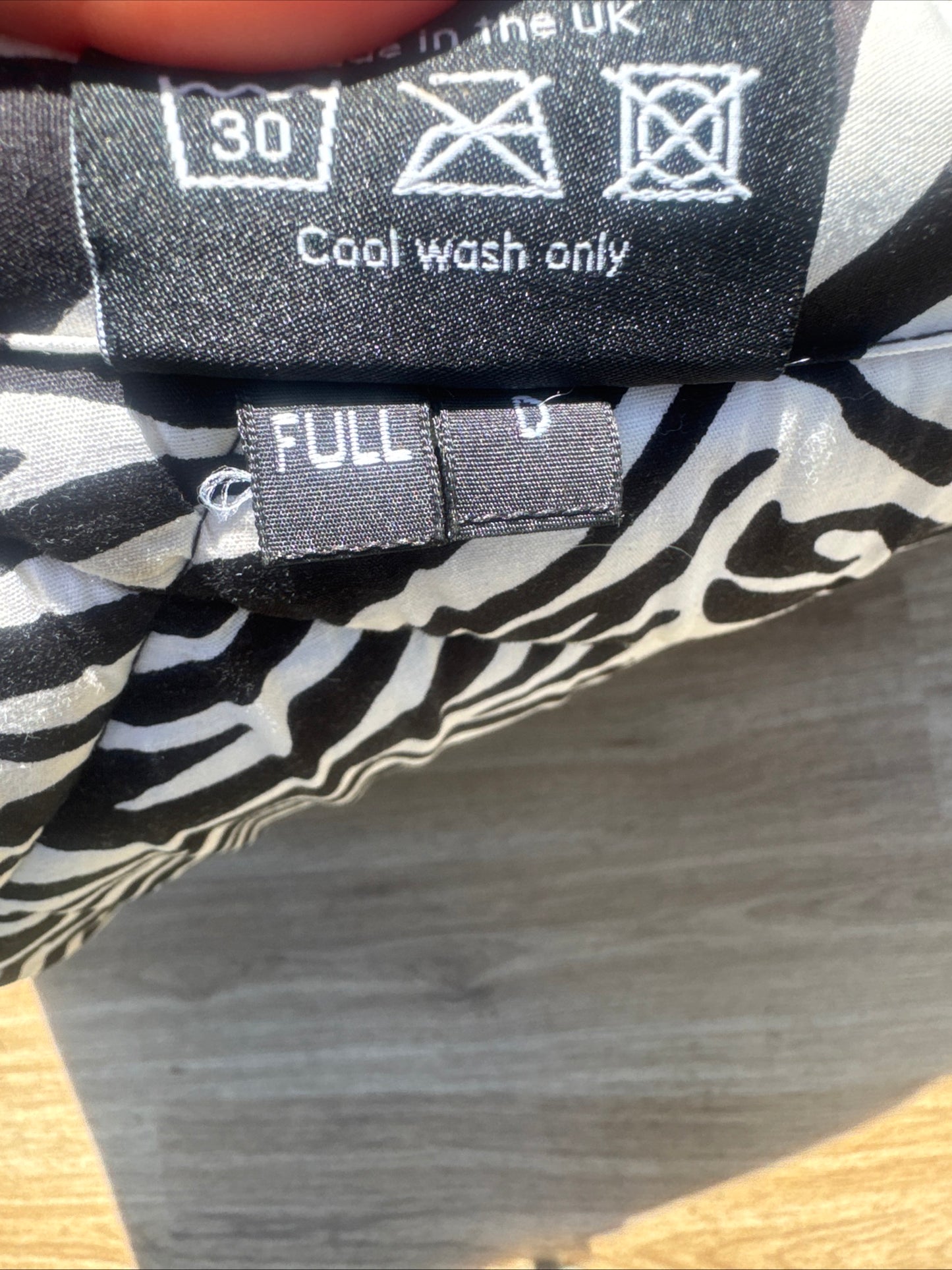 Dark Horse Equestrian Zebra Full Size Dressage Square Saddle Pad | 2nd Hand Tack