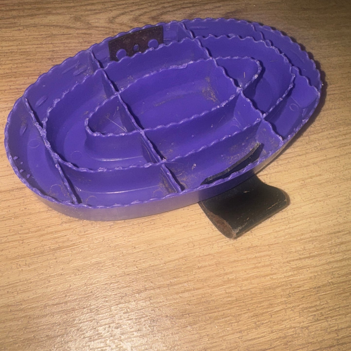 Haas Purple Curry Comb - Deep Clean Brush #1
