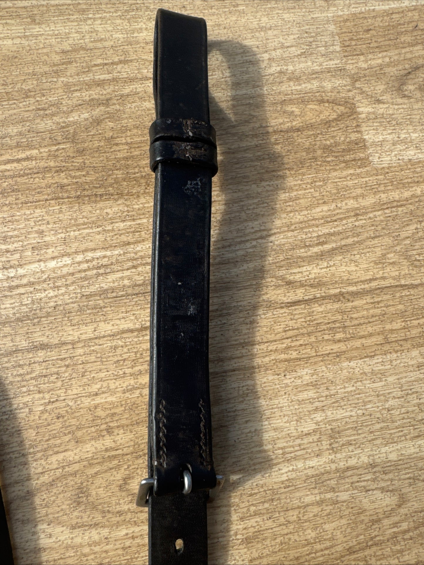 English Leather Brown Running Martingale #9