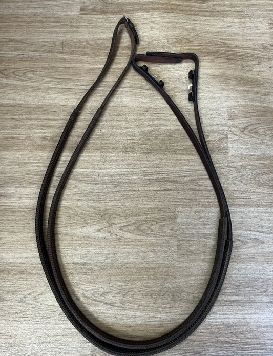 Brown Rubber Full Size Reins #6