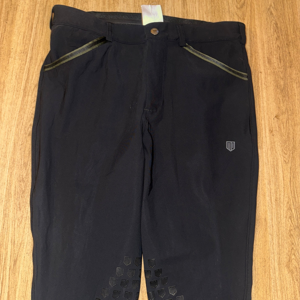Maya Delorez Black Size Medium Breeches - RRP £189