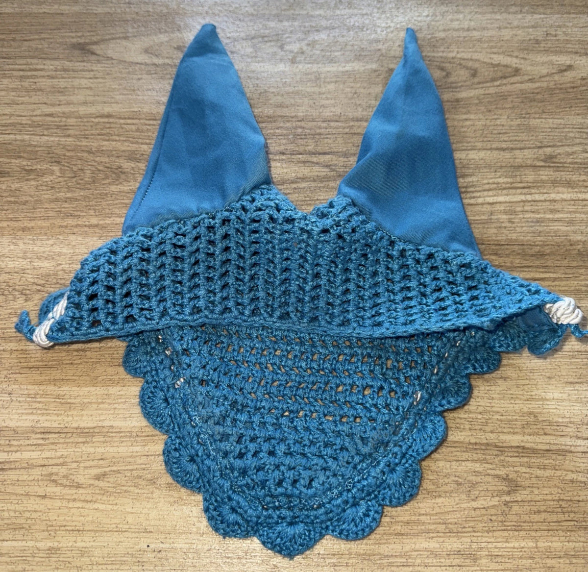 Rhinegold Turquoise Blue Full Size Ears Ear Veil #26