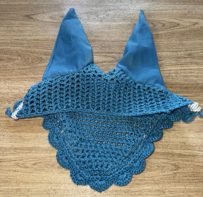 Rhinegold Turquoise Blue Full Size Ears Ear Veil #26