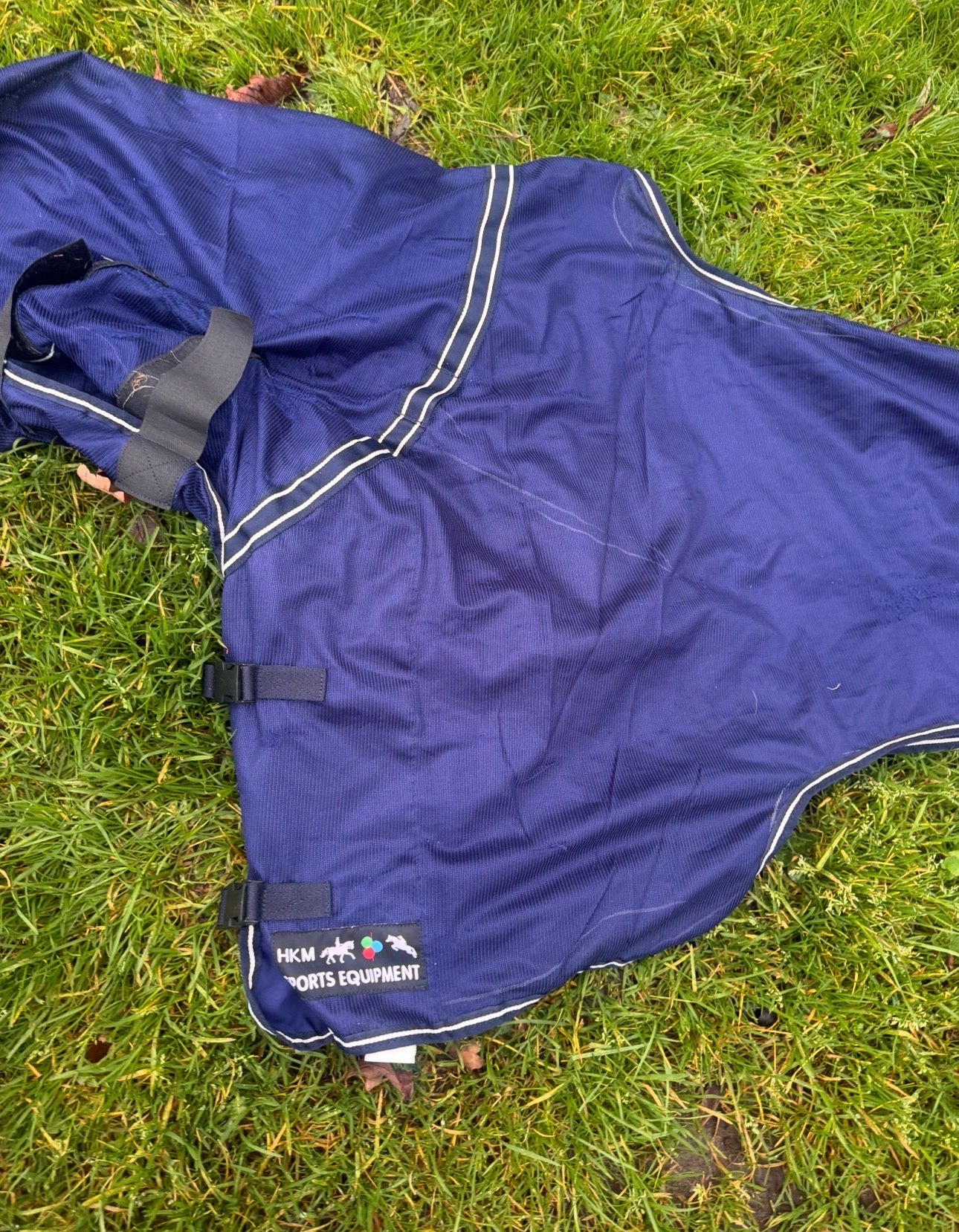 Hkm Ride On Fly Rug Exercise Sheet With Neck 5’3 Fly Protection
