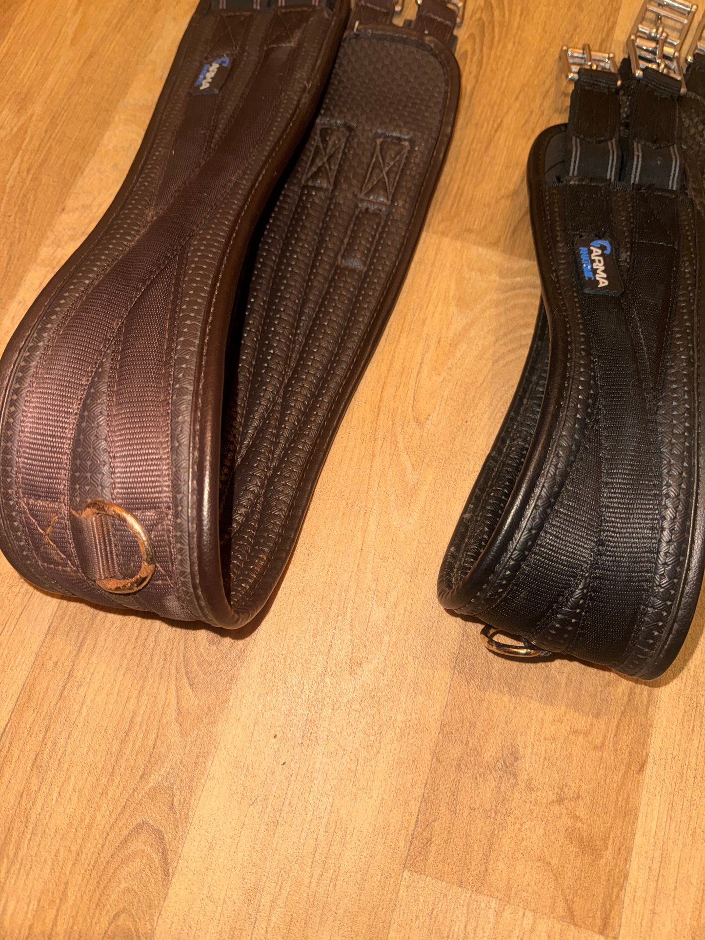 Shires Arma Horse Girths Various Sizes | Brown & Black | GP | Dressage | Tack
