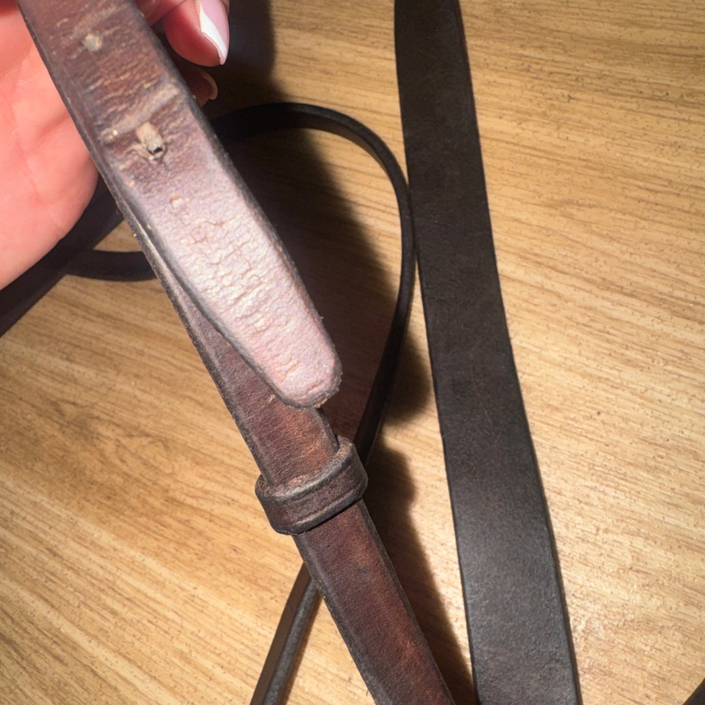 Keith Luxford Saddlery Havana Size Full English Standing Martingale #366