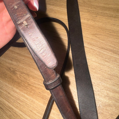 Keith Luxford Saddlery Havana Size Full English Standing Martingale #366