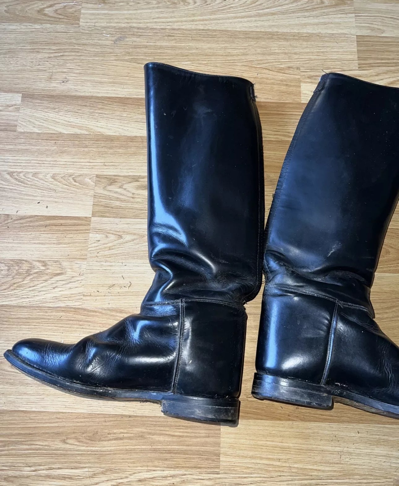 Regent Long Leather Riding Boots - 7 - Hunting Dressage