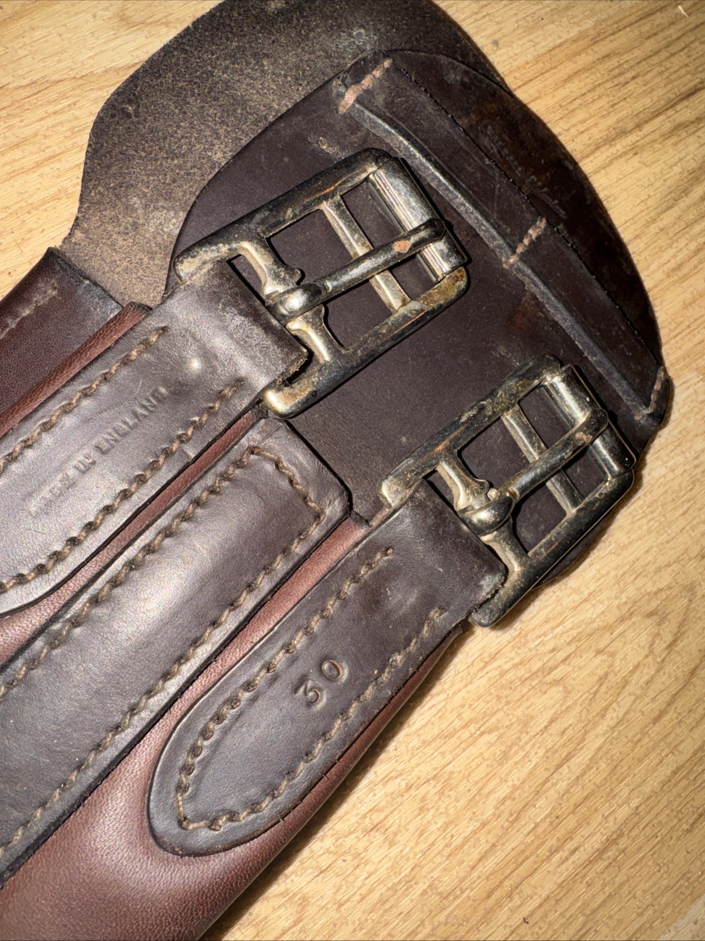Eldonian English Brown Leather 30” Girth