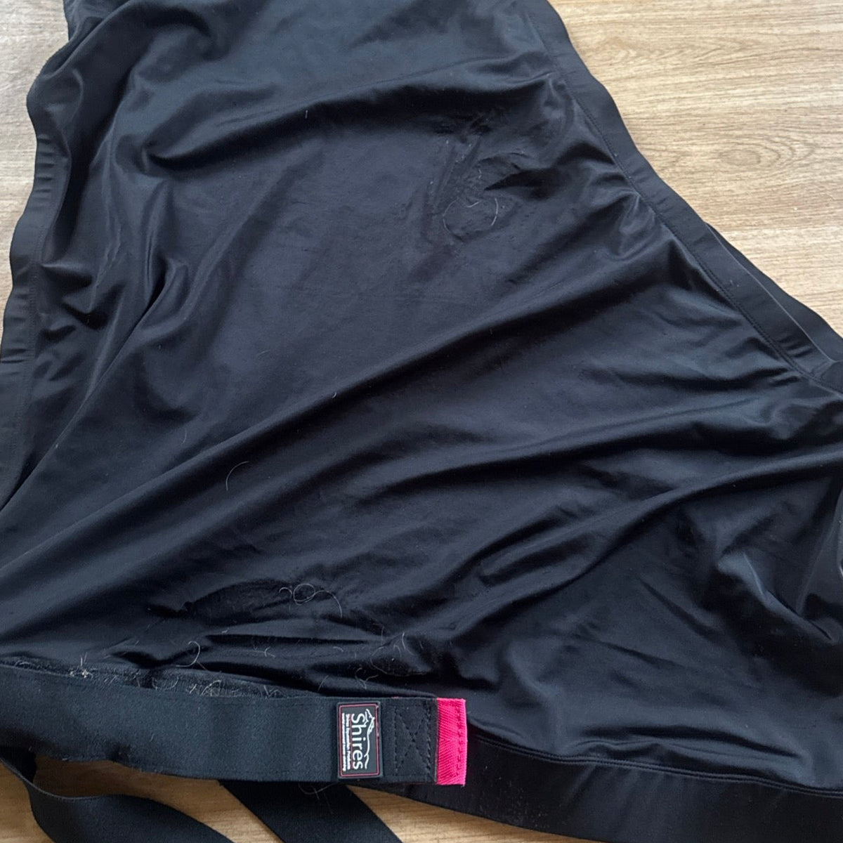 Shires Black Lycra Anti Rub Vest Bib Size XF
