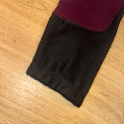 Horseware Burgandy Plum Ladies Size Medium Riding Tights