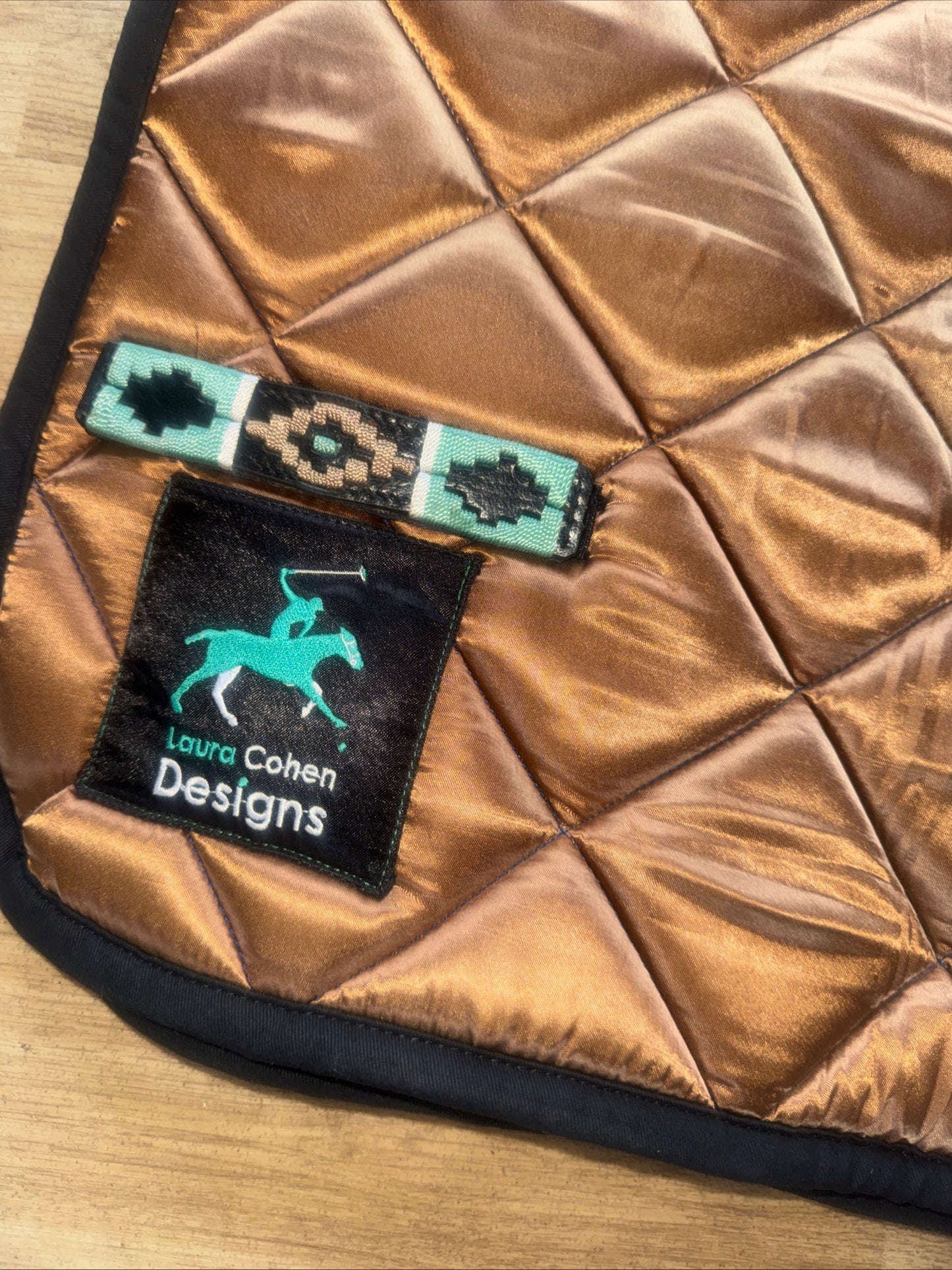 Laura Cohen Size Full Saddle Pad - Gorgeous! Polo