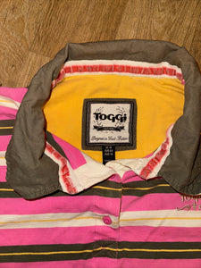 Toggi Pink Stripe Size 18 Polo Top