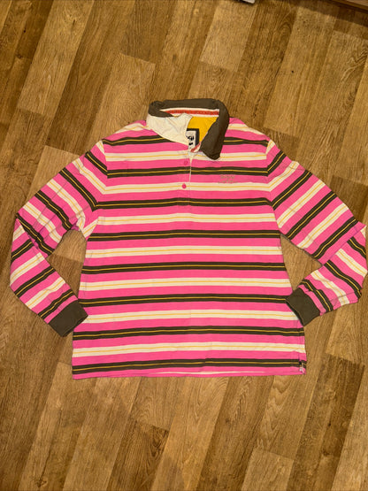 Toggi Pink Stripe Size 18 Polo Top