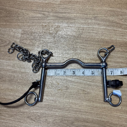 Jeffries Eldonian 5.5” Weymouth - Lip Strap - Curb #9