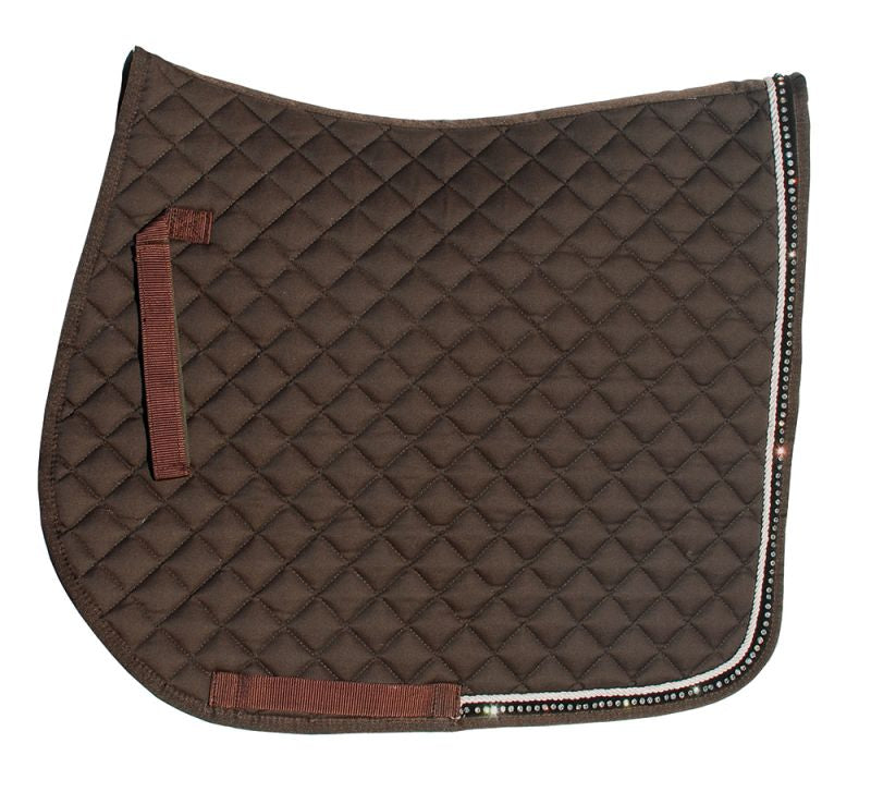 Rhinegold Elite Diamante Trimmed Saddle Cloth
