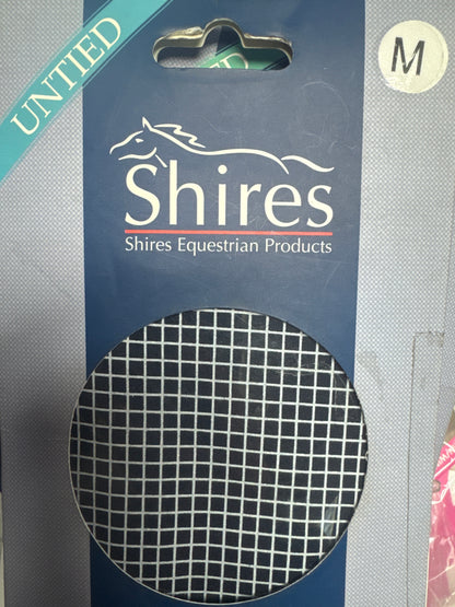 Shires Navy Check Patterned Stock - Ladies Medium