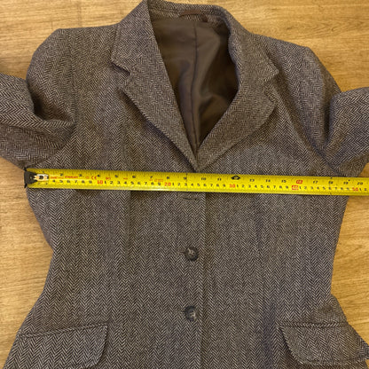 Saddle Master Ladies 38” Wool Tweed Show Jacket #712 Hunting Showing