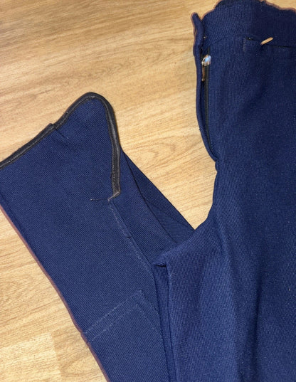 Harry Hall Navy Breeches - Maids Size 22” Reg