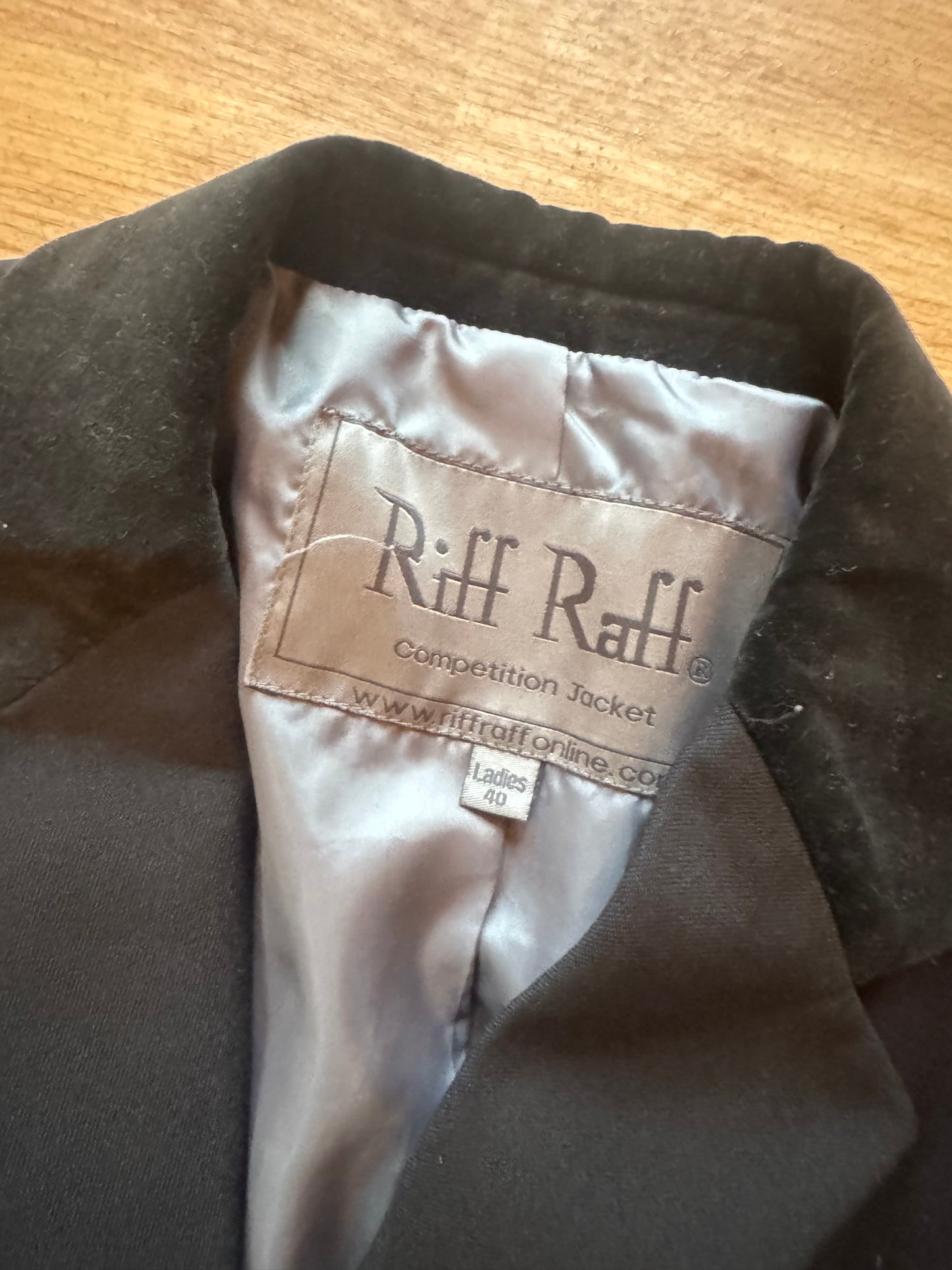 Riff Raff Black Ladies 42” Show Jacket