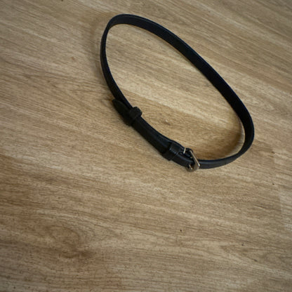 Unused Black Leather Flash Strap Size Pony | Second Hand Horse Tack For Sale #17