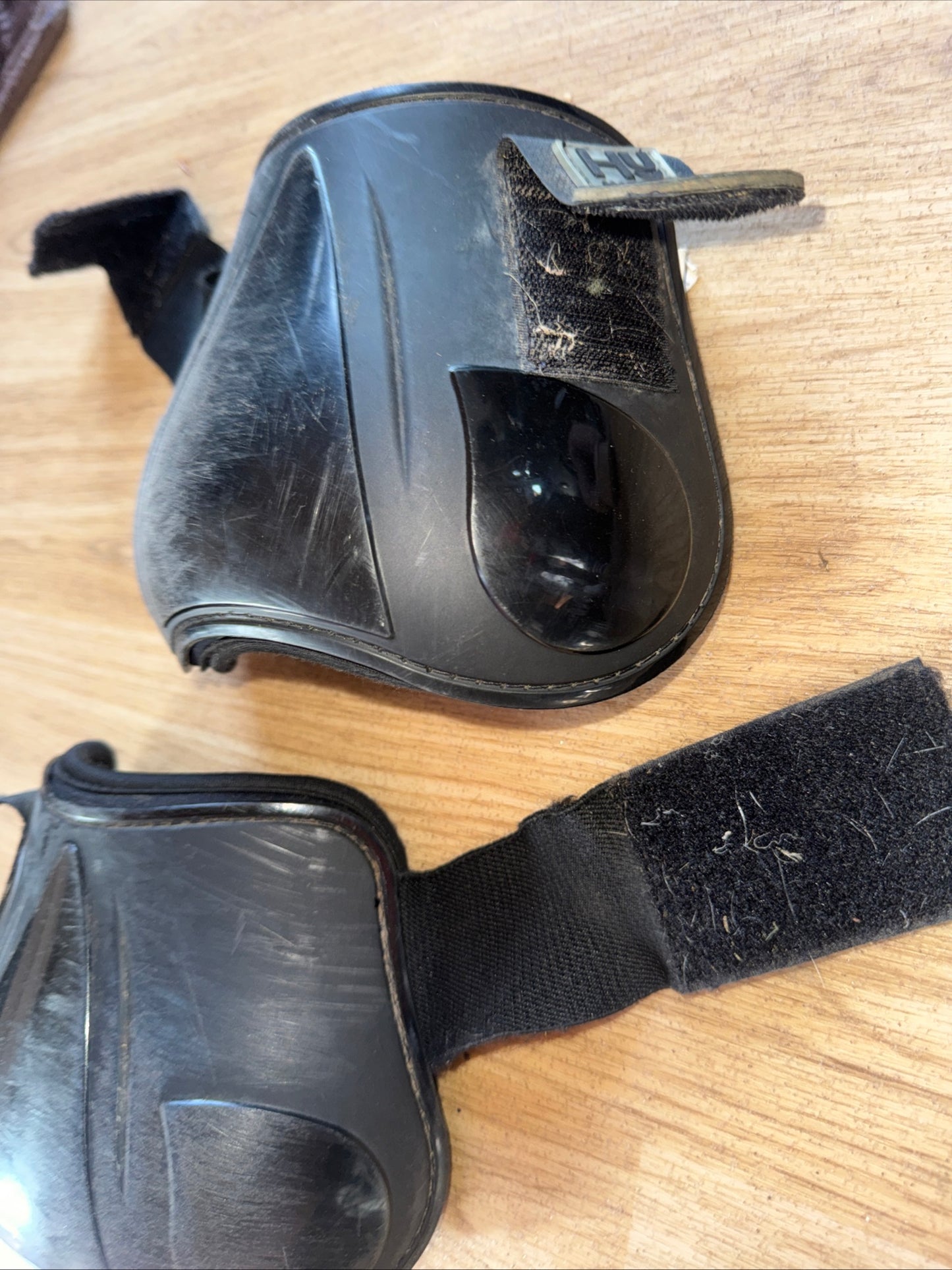 Hy Black Shell Outer Fetlock Boots | Cob Size | Second Hand Tack