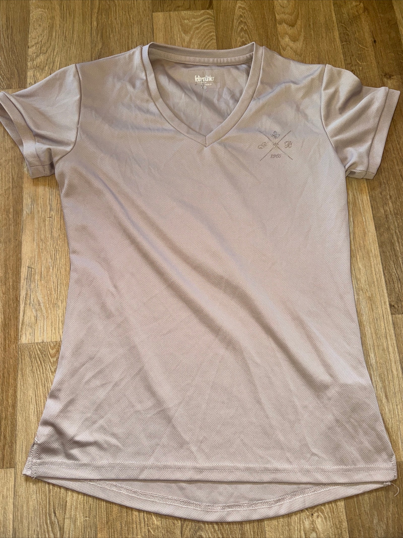 Felix Buhler Pale Pink Airflow Riding Top - Medium D