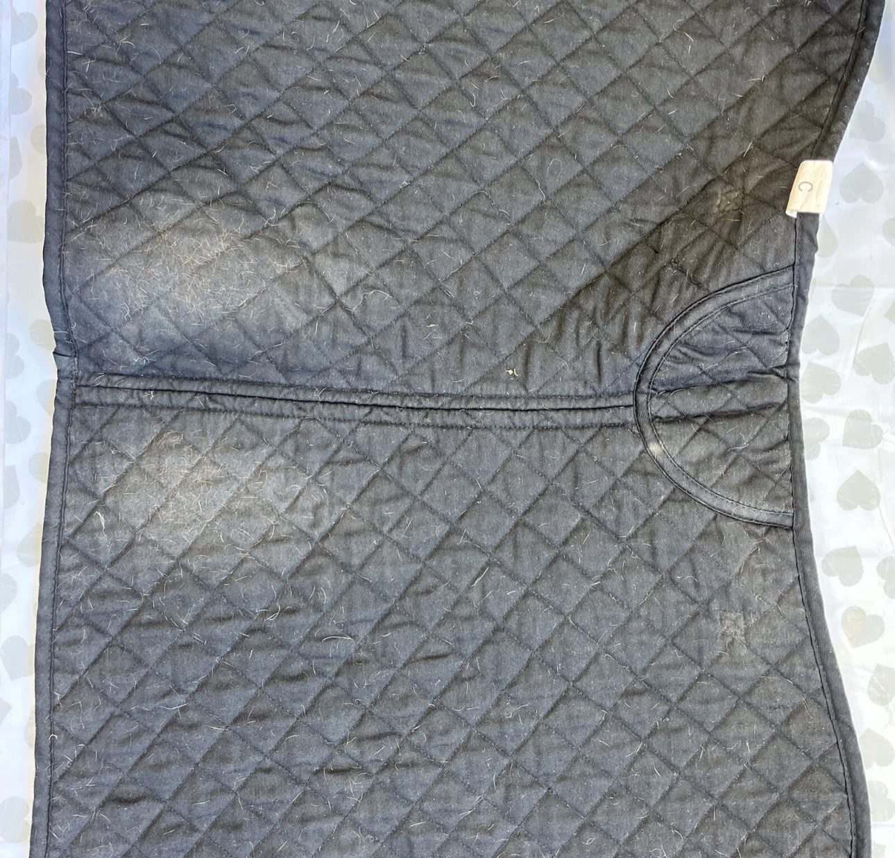 Rhinegold Black Cob Saddle Pad