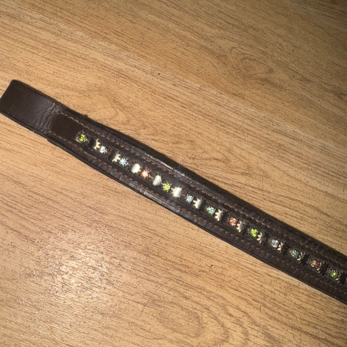 Diamanté Brown Pony Browband #345