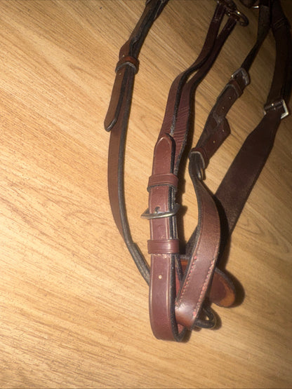 Collegiate Brown 3 Point Full Breastplate #17