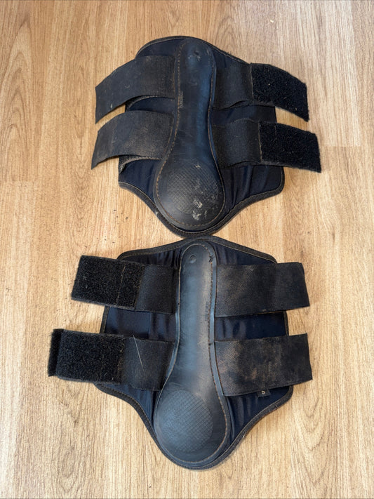 Black Size Pony Neoprene Brushing Boots | Second Hand Horse Tack Always For Sale